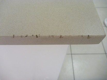 Chip and crack repairs Caesarstone - Smartstone - Quantum Quartz - Essa Stone - Granite - Marble - Limestone - Travertine benchtops, tops, vanities, floors, tiles in Brisbane - Gold Coast - Sunshine Coast